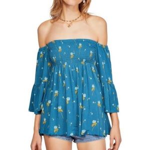 FREE PEOPLE Off-Shoulder Top
